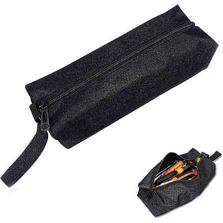 Heavy Duty Tool Bag,multipurpose Tote Bag,empty Tool Kit Pockets,portable Tote Pockets,portable Canvas Tool Bag,for Portable Hand Tool Holder(black)