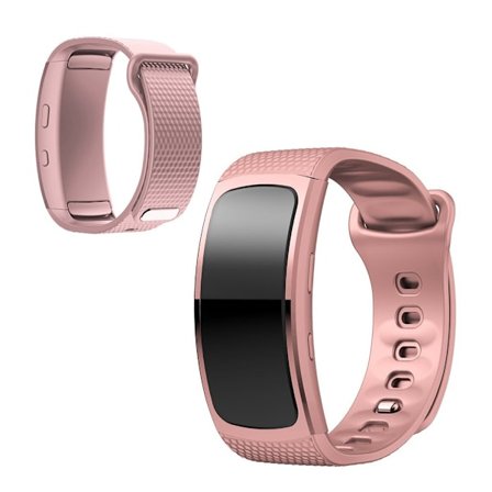 Samsung Gear Fit2 silicone watch band - Pink Size: L