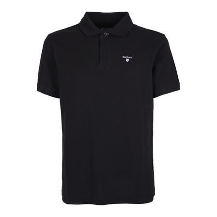 Barbour, Embroidered polo Czarny, Mężczyzna, Rozmiar: S
