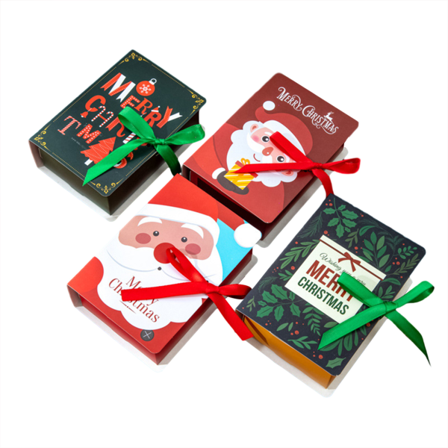 4 st Kreativitet Julgodisaskar Innovativ Slitstark Sugers Box For House One Set