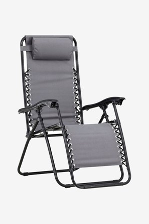 Venture Home - Vulcano solstol 2-pack - Grå - Positionsstolar - Från Homeroom