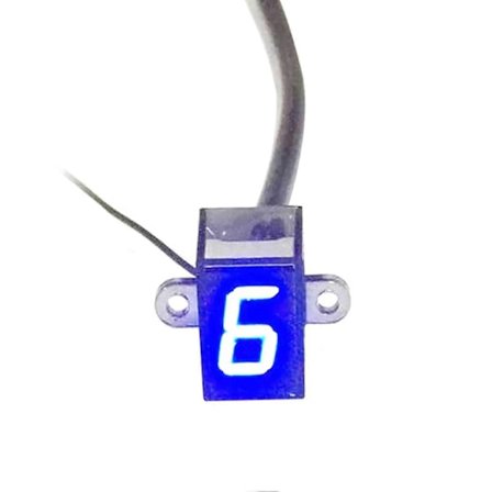 12V Universal Motorcykel Digital LED Växelindikator Växelsensor Display
