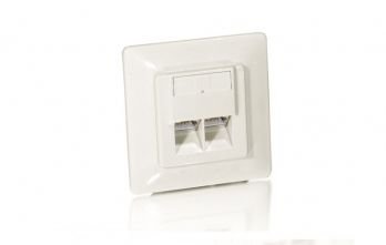 Equip Netv‘rks-udtagd†se Cat.5E Flush 2 x rj45 stp