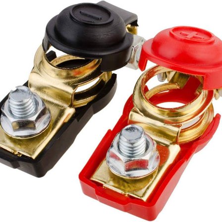 Bilbatterikabelklämma plugg ren koppar klämma batteriklämma bil marin KLB