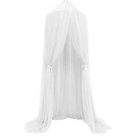 Myggesenet Seng Himmeloptag Børnebeskyttelse 240cm Hvid