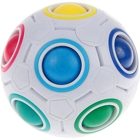 Magisk ball-puslespill kube pop regnbue leker for voksne stressavlastning