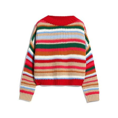 Max Mara Weekend Round-neck Strik Rød, Dame Striktrøjer