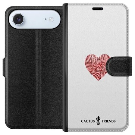 Yhteensopiva Lompakkokotelo Apple Apple iPhone 17 Air Cactus and Friends - Fingerprint Love
