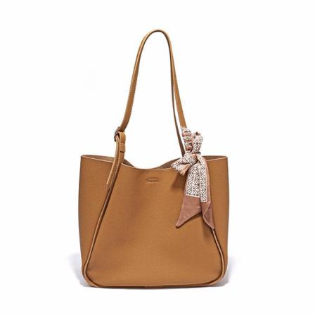 Damer Kvinnor Läder Handväska Original Mode Mångsidig Stor Ca Black