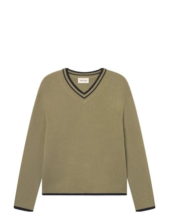 WOOD WOOD | Wwcobek V-Neck 25193 | S