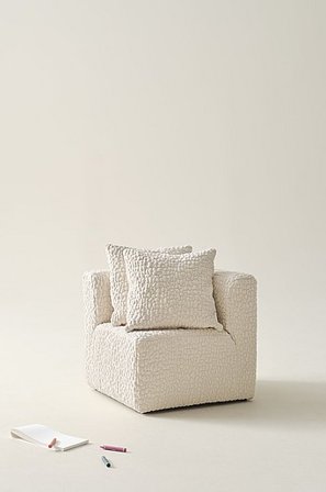 Jotex - Mini Sofamodul Ecke + 2 Kissen Naturweiß - BALTIMORE - Kaufe Kindersofas bei Jotex