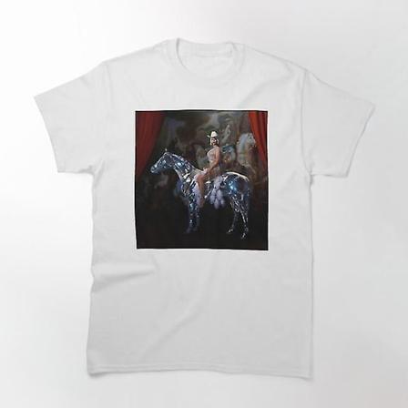 Klassisk Beyoncé renässans T-shirt sommar damdesigner white5 L