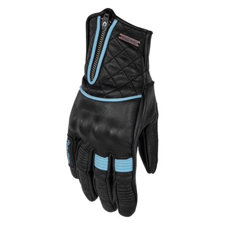 Mănuși Moto Rusty Stitches Lilly Pentru Femei negru/albastru pastel S