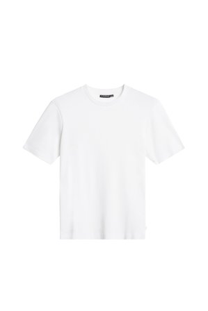 J.Lindeberg - Rob Slim Rib Tee - White - Homme - XL