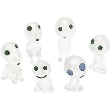 6 st/set Resin Princess Mononoke Luminous Tree Elves Spirit