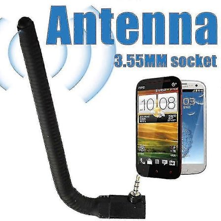 Universal Mobiltelefon Ekstern Trådløs Antenne 6dbi 3.5mm Jack Til Mobiltelefon Cx [DB]