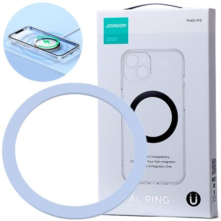 Joyroom magnetisk metallring for smarttelefon blå (JR-Mag-M3)