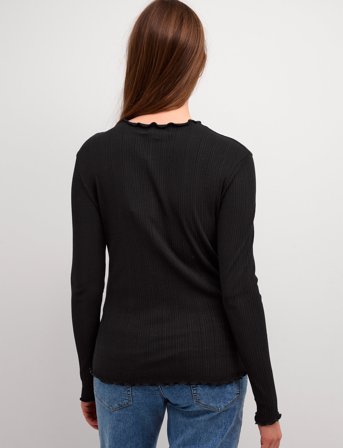 Karen By Simonsen Candacekb Ls Tee - Black - XL