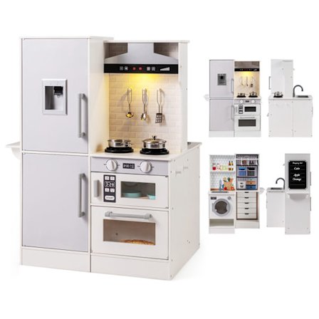 Trælegekøkkensæt til børn med lys og lyde
