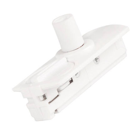 Hide-a-Lite LiteTrac Adapter dragavlastning, 1-fas, vit, Strömbrytare & vägguttag