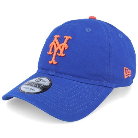 New Era - MLB Blå unconstructed Keps - New York Mets MLB Core Classic 9TWENTY Blue Dad Cap @ Hatstore