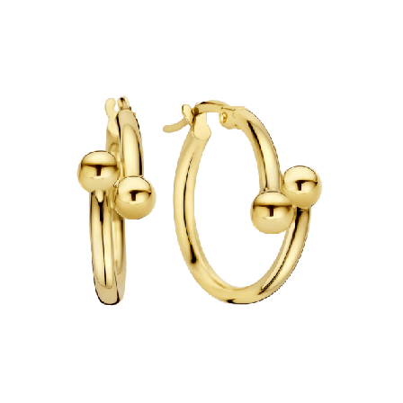 Isabel Bernard Monceau 14 Karat Guld Creoler Örhängen Dam ONESIZE