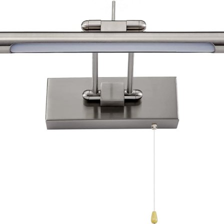 Baderomsspeil lys med bryter, LED baderomsvegglampe, IP44, justerbar