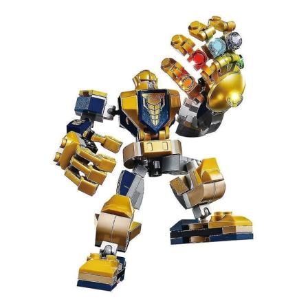 12cm Disney Avengers Thanos Assembled Building Block Toys