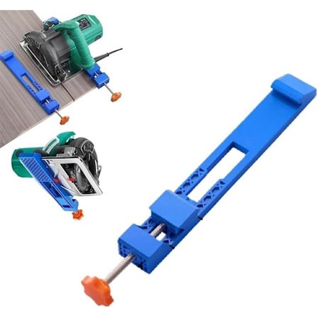 Justerbar skjæremaskin baseguide, elektrisk sirkelsag freseposisjoneringsklemme, sagguider for sirkelsager, (1 stk)