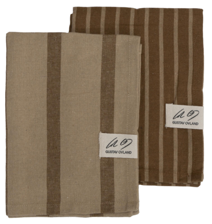 Gustav Ovland Akira Kjøkkenhåndkle Rust 2pk