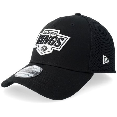 New Era - NHL Svart flexfit Keps - Los Angeles Kings 39THIRTY Eg Neo Black/White Mesh Flexfit @ Hatstore