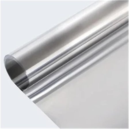 Enkelriktad Spegelglas Sekretess Fönsterfilm (Silver, 50 cm x 400 cm)