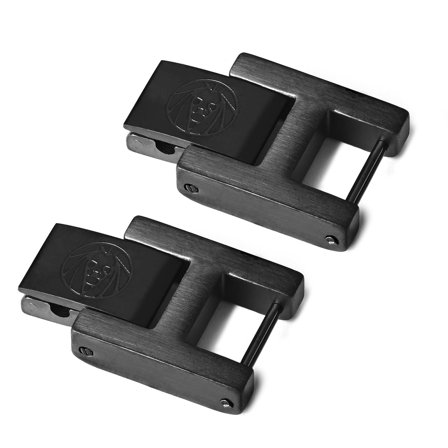 Roy Bracelet Extenders in Black Stainless Steel for Men - Leather bracelets