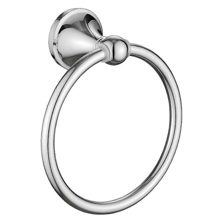 Handdukstork i rostfritt stål, modern enkel rund handduksring Rusta handdukshylla för kök