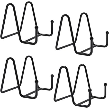 4 stk. jernstaffeli, dekorative jernstaflier, staffeli