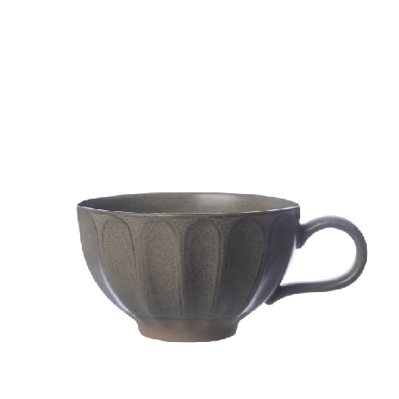 ERNST Tekopp stengods Kök & matlagning Grå d11,8 h6,8