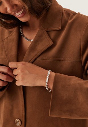 Pilgrim - Instant Bracelet -plated - Silver - Kläder - - Bubbleroom