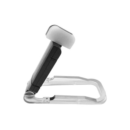 Mini LED Clip Book Light USB Ladattava kirjan lukuvalo Säädettävä kirkkaus Silmiensuojaus Kannettava Kirjanmerkki Lukuvalo 1 kpl musta