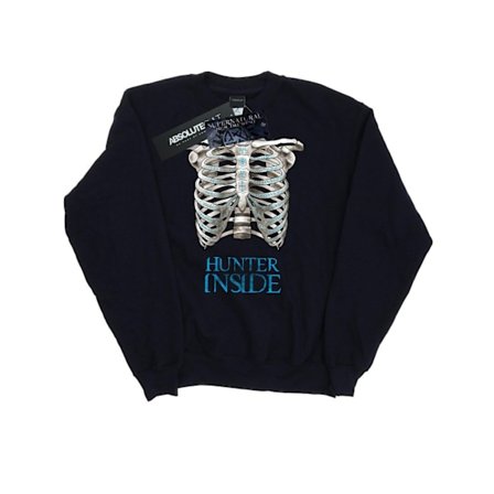 Supernatural Dam/Kvinnor Hunter Inside Sweatshirt XXL Svart