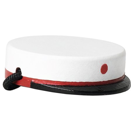 Kay bojesen Rød studentlue, mini' - 'Hvit, svart og rød