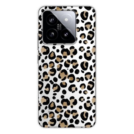 Silicone-fodral - Kompatibel med Xiaomi 14 - leoparddesign