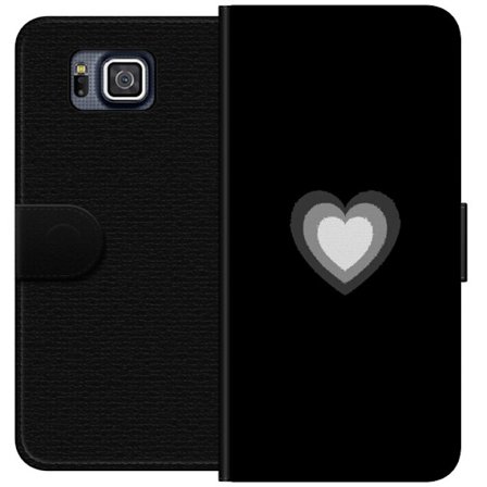 Kompatibelt Plånboksfodral till Samsung Samsung Galaxy Alpha Soft Glow Heart