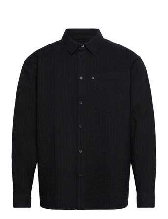 WOOD WOOD | Wwday Dobby Striped Shirt | L