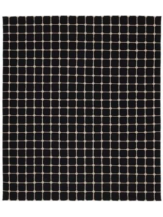 Ullmatta Nova-Li Svart/Beige Stor Oeko-Tex