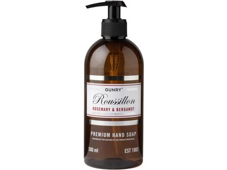 GUNRY Tvål The French Collection Rosemary Bergamot 500ml - Lyreco - Städ och hygien - Tvål och hygien - Tvål - Flytande