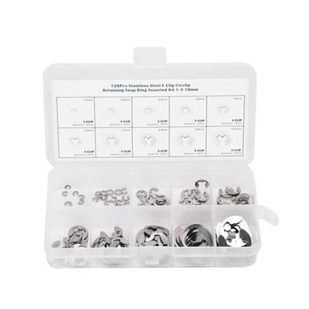 E-ring M1,5 til M10 – 120 stk