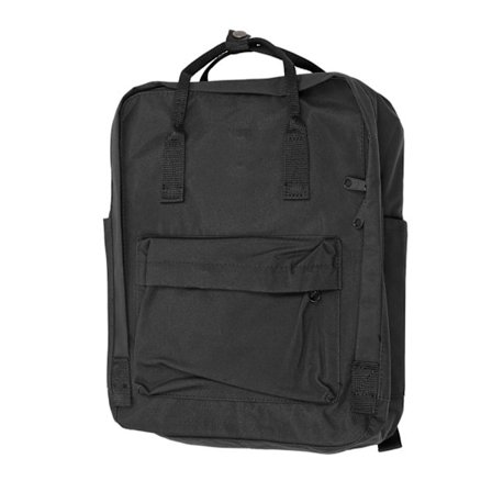 Repun vedenpitävä 16L Suuri kapasiteetti Kevyt Säädettävät olkahihnat Mukava selkäpehmuste Kannettavan tietokoneen reppu Musta