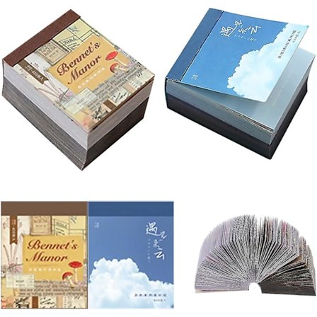 800 Klart Scrapbooking Stickers Notesbog Diy Dekoration 2stk