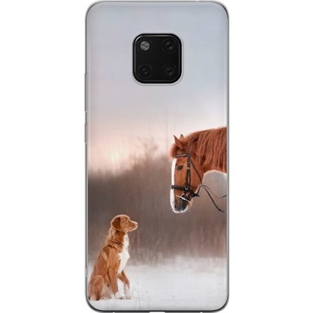 Kompatibel Mobilcover til Huawei Huawei Mate 20 Pro Hest & Hund
