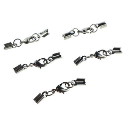 Brett Halskæde Lås Armbånd Lås, 5 Stykker Armbånd Lås, Til Halskæder, Lædersnor, Smykker, DIY_jar